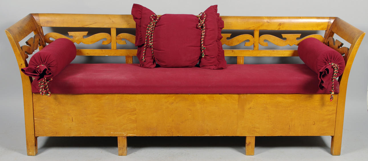 SOFFA, björk, sekelskiftet 1800/1900.