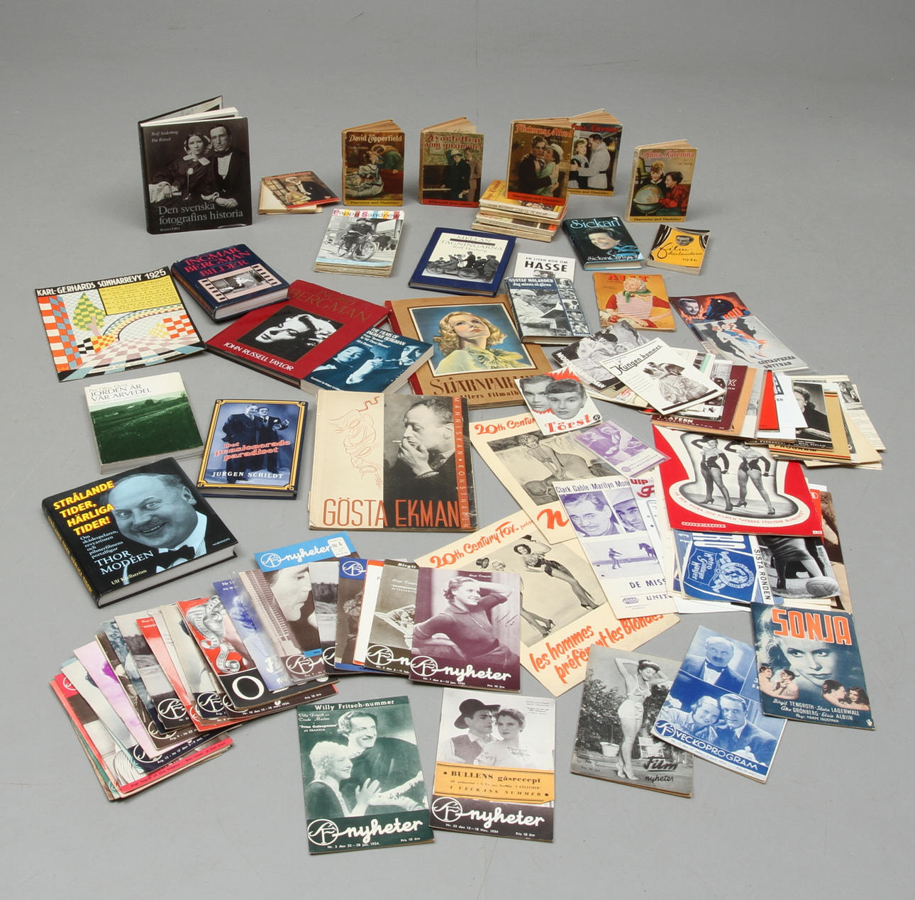 PARTI BÖCKER med mera, bland annat om svensk filmhistoria.