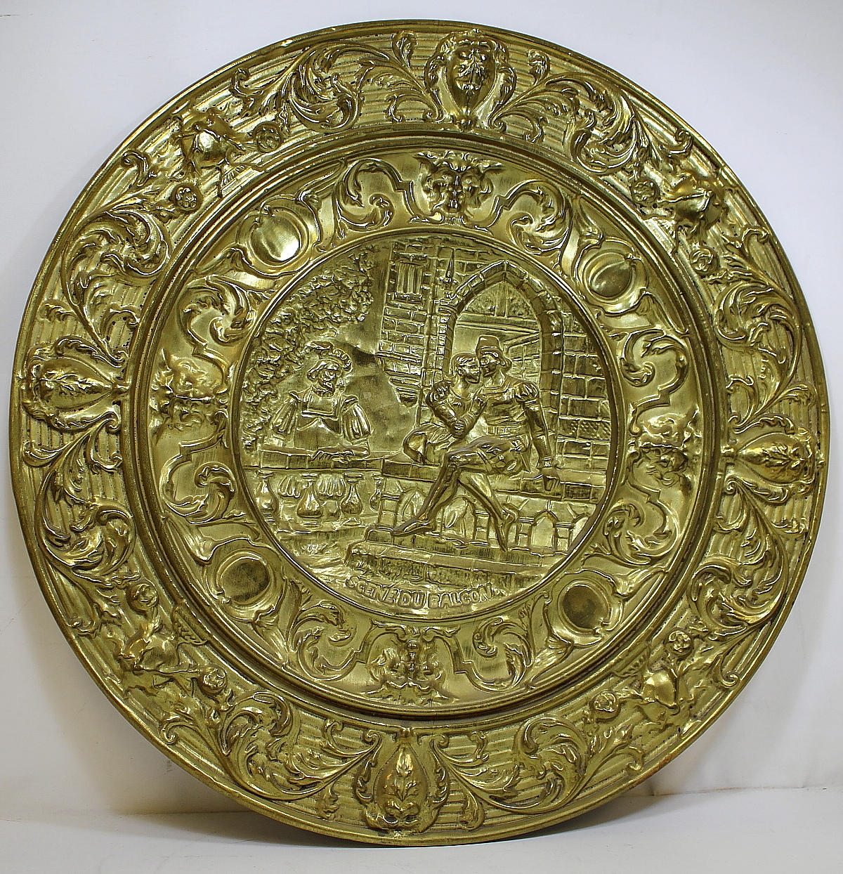 SEINÄLEVY, messinki, Ranska.