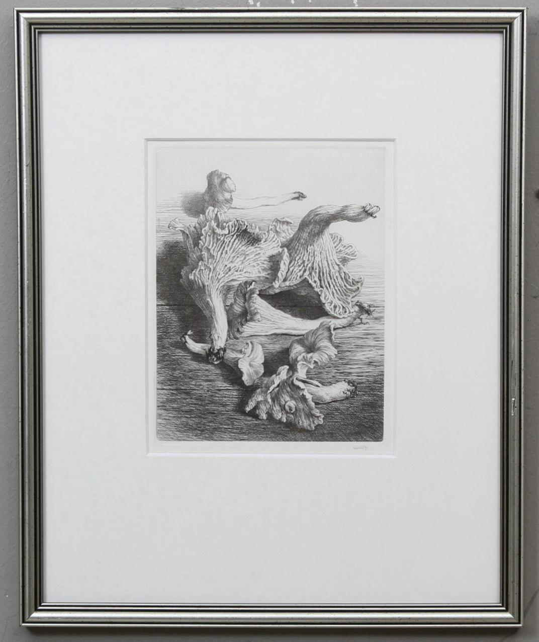 FOLKE GULLBY. "Kantareller", nr 233. Etsning. Signerad, utförd 1973.