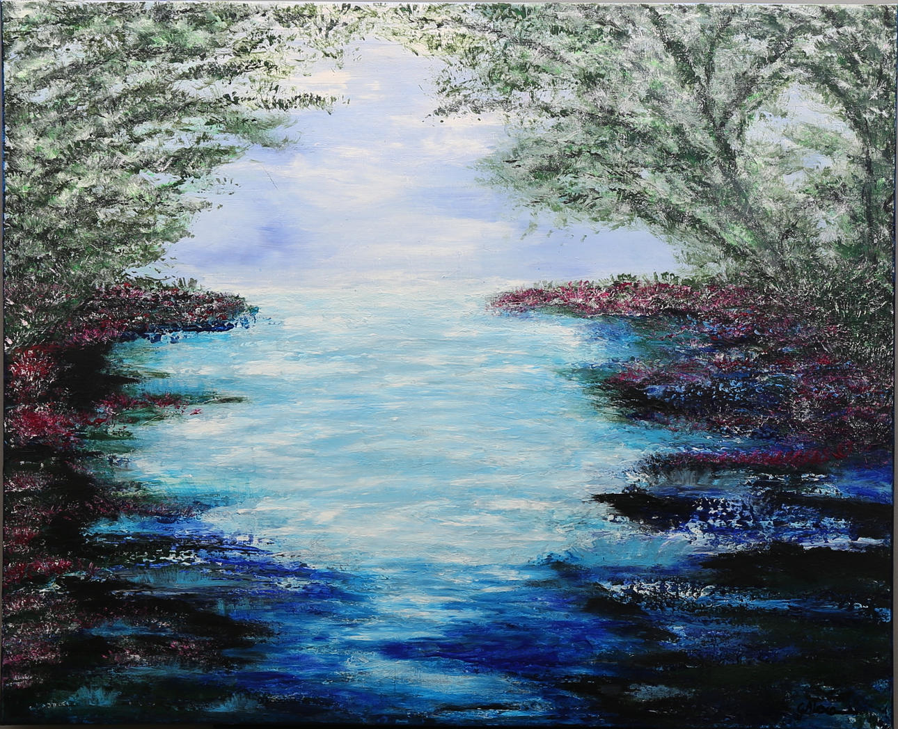 GABRIELLA ALEXA. Akryl på lærred.