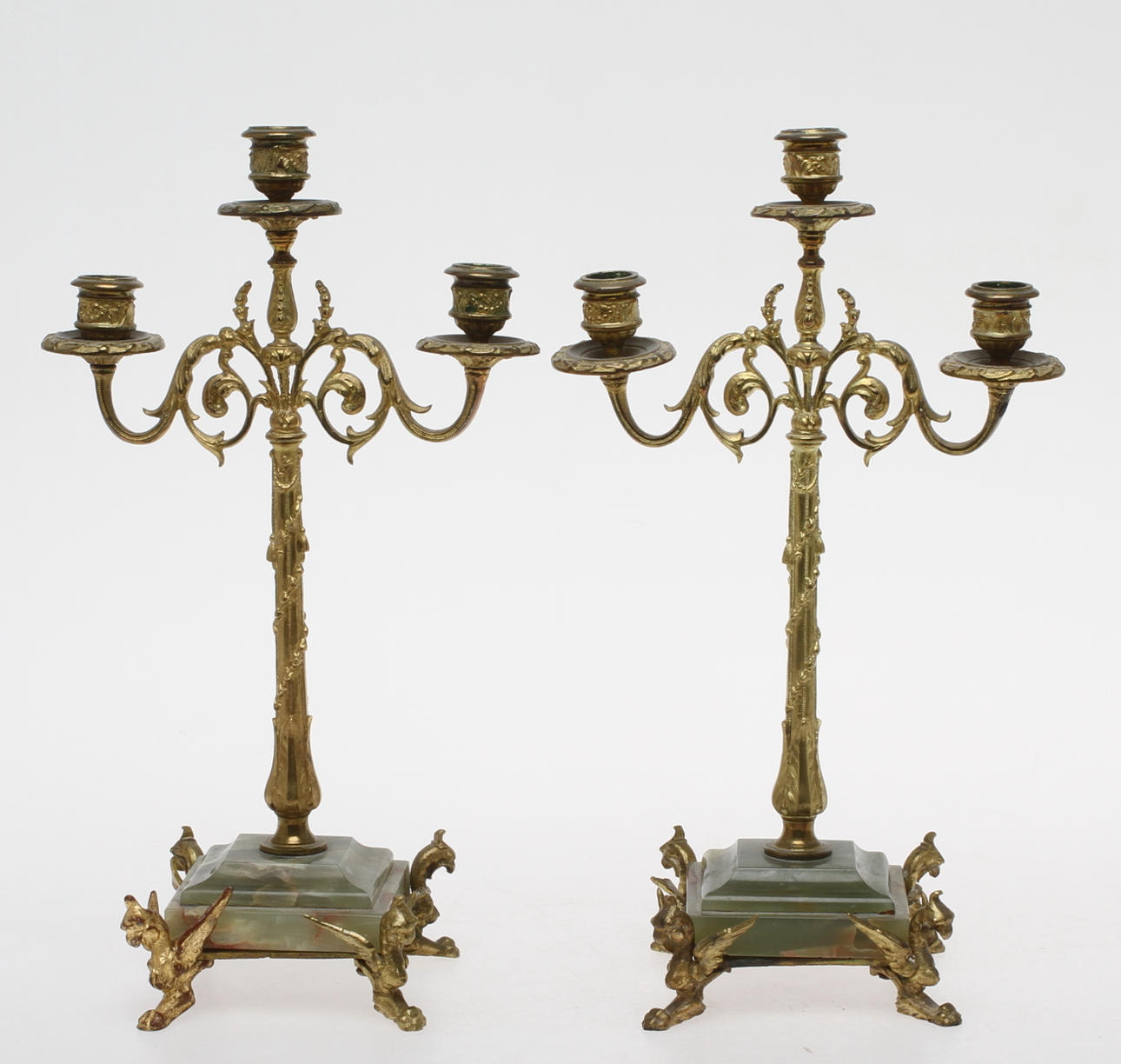 KANDELABRAR 1 par, 1900-tal.