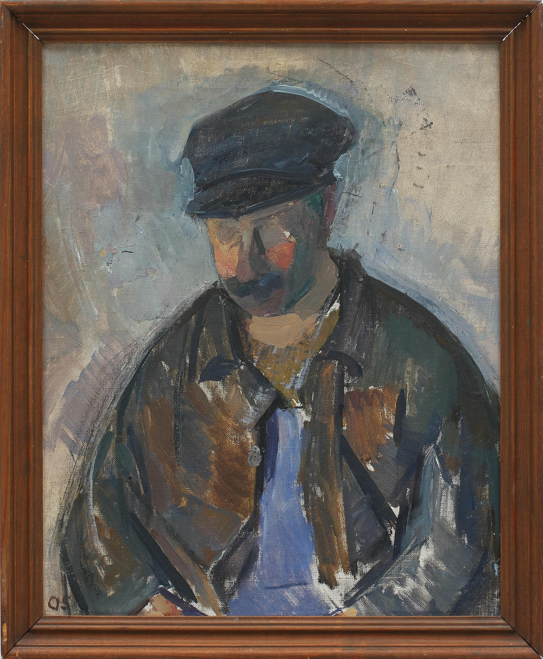 OLLE SKAGERFORS. Olja på duk, signerad.