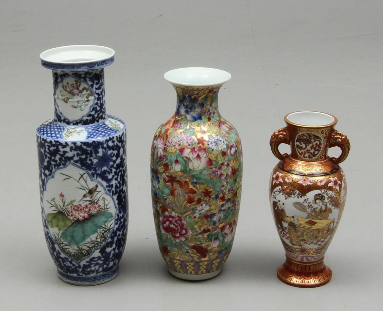 VASER, porslin, Kina och Japan.