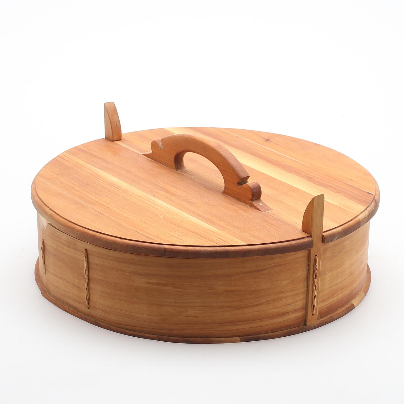 SVEPASK, trä, rund, sent 1900-tal.