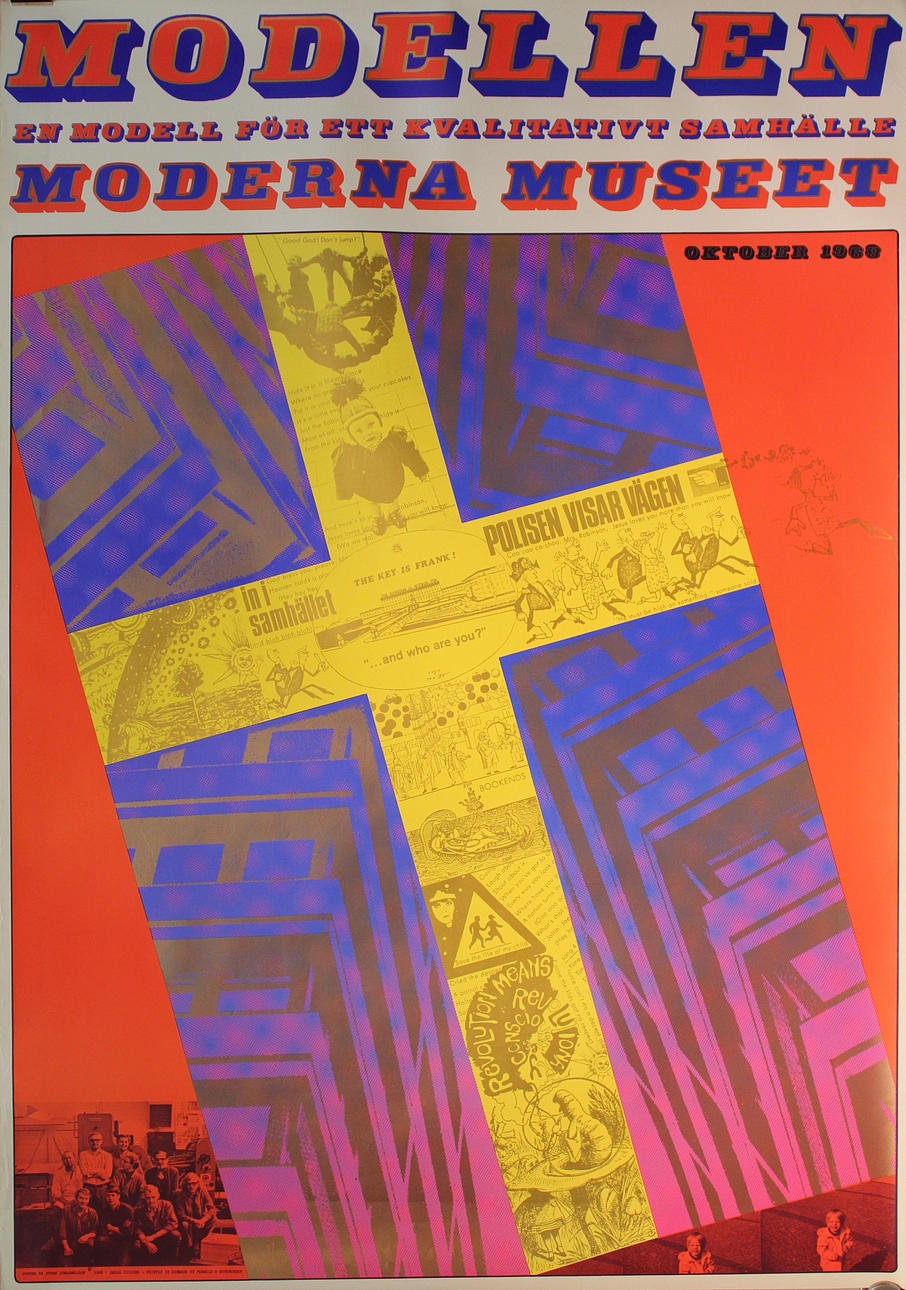 STURE JOHANNESSON. Aries — Pisces — Aquarius 1969, Moderna Museet Stockholm Färglitografiskt tryck. Osignerad.