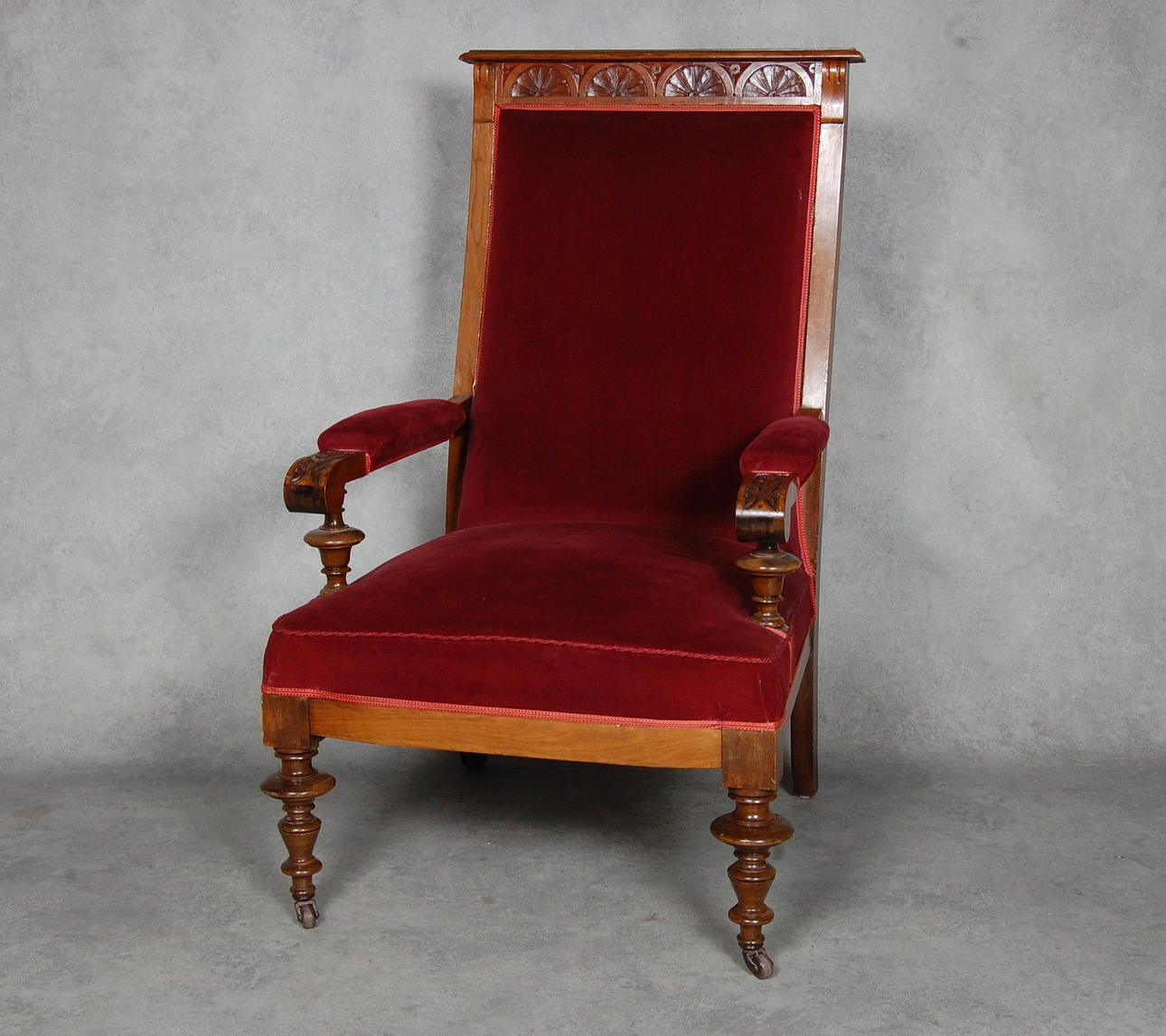 FÅTÖLJ, nyrenässans, 18-1900-tal ( Nr:2 ).