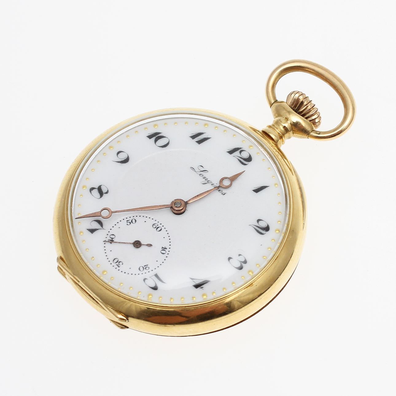 FICKUR, mormorsur,Longines, 18k guld.