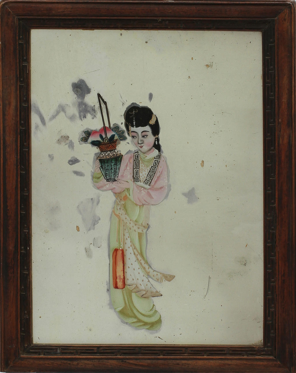 SPEGELMÅLNING, Kina, 1900-tal.