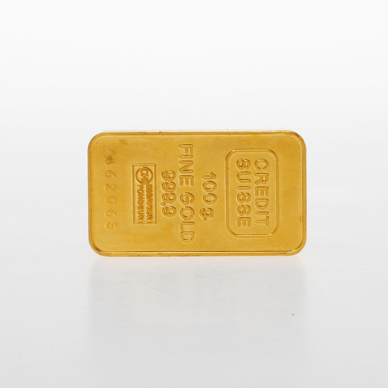 GULDBAR, Finguld 999,9, 100 gram.