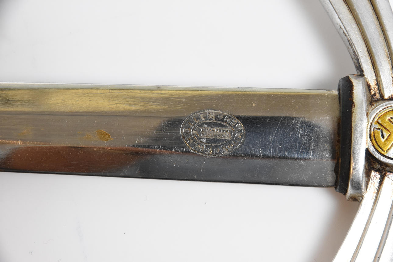 AUFKLEBER Modell 34 Luftwaffe, FW Holler Solingen.