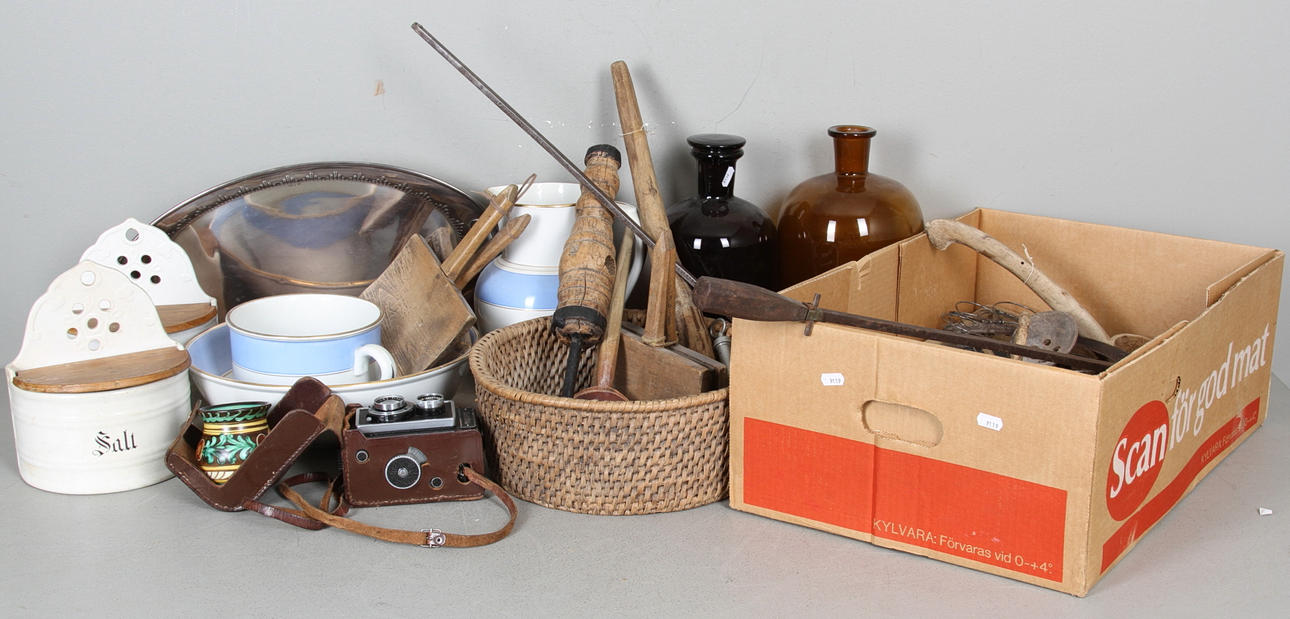 DIVERSE, 1800-1900-tal, bl.a. tvättservis, Rörstrand.