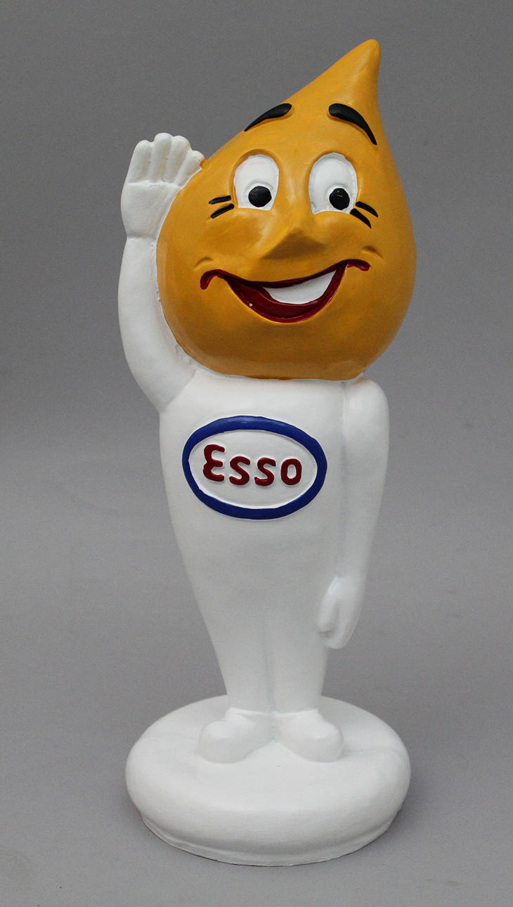 ESSO DROPPEN i plats, 1900-tal.