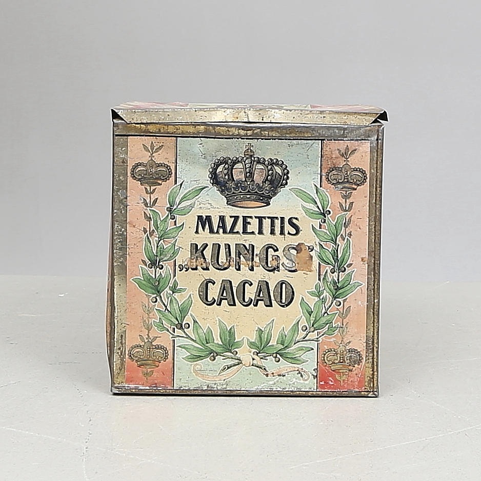 TIN CAN, "King's cacao", Mazetti.