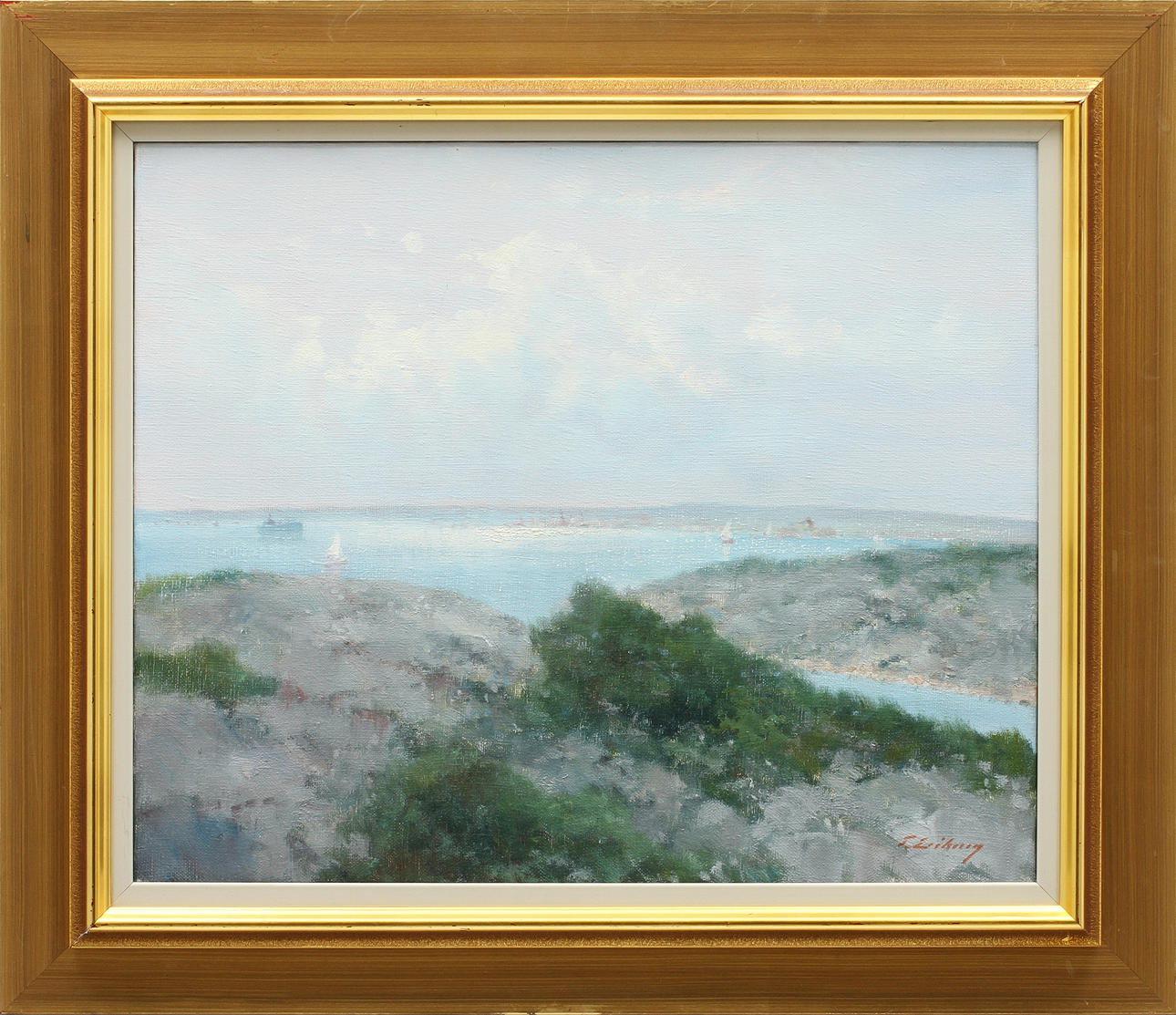 TAGE ERIKSSON. olja på duk, sign.