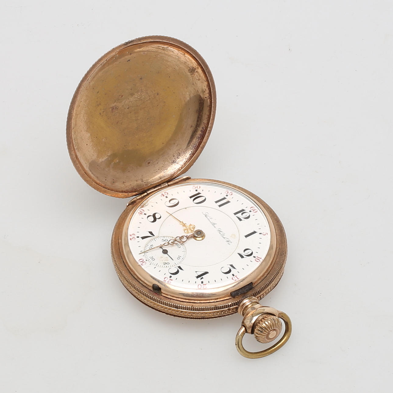 POCKET WATCH, savonette, Hamilton.