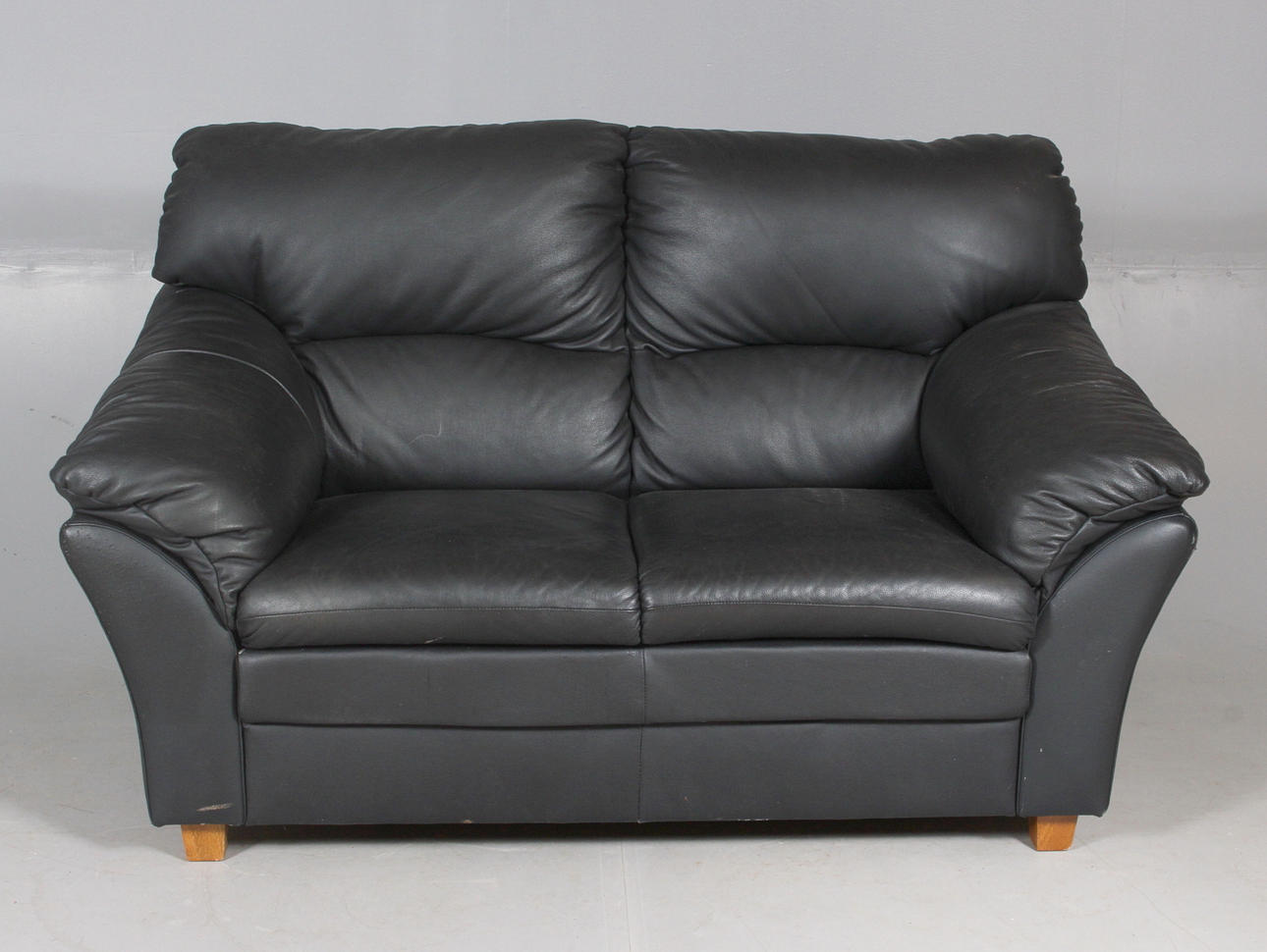 SKINNSOFFA, 2-sits, läder, Valetta, Hjort Knudsen.