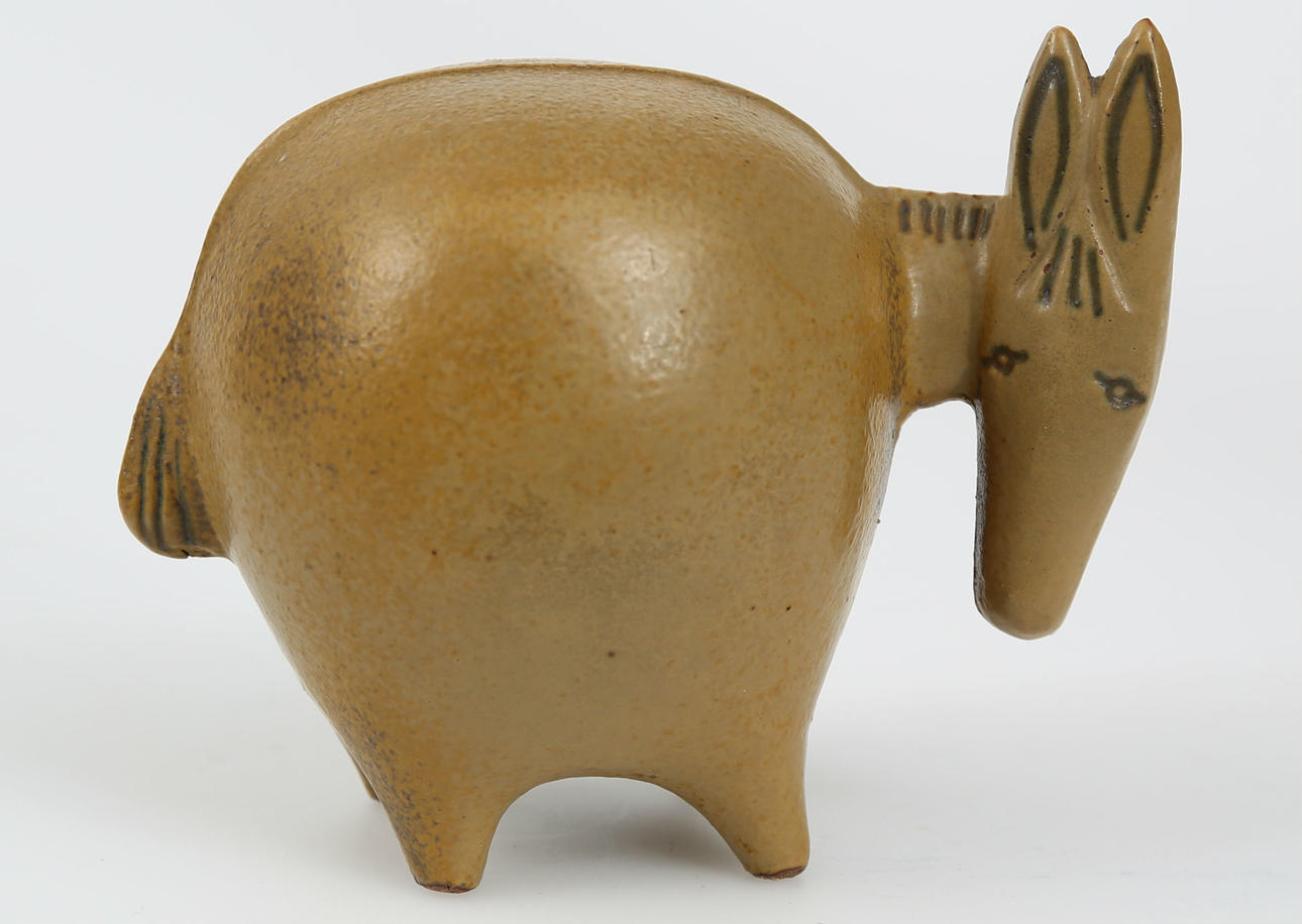 LISA LARSON. Figur, stentøj, Asna, Gustavsberg.