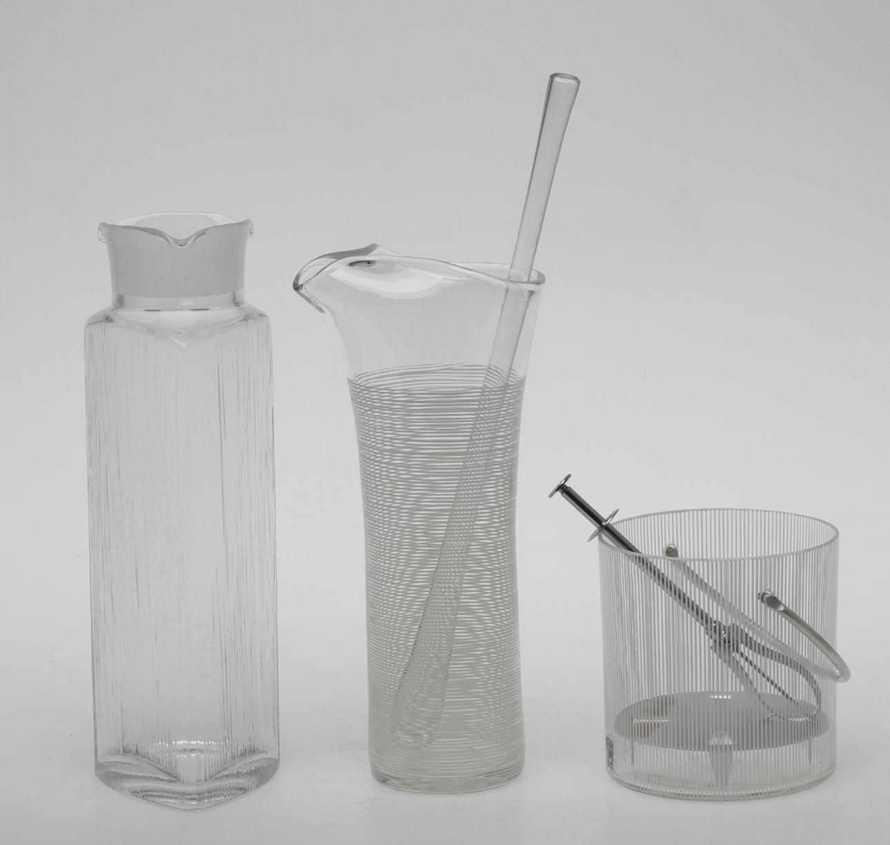 PARTI GLAS, 3 delar, Bengt Orup, Johansfors samt Gullaskruf.