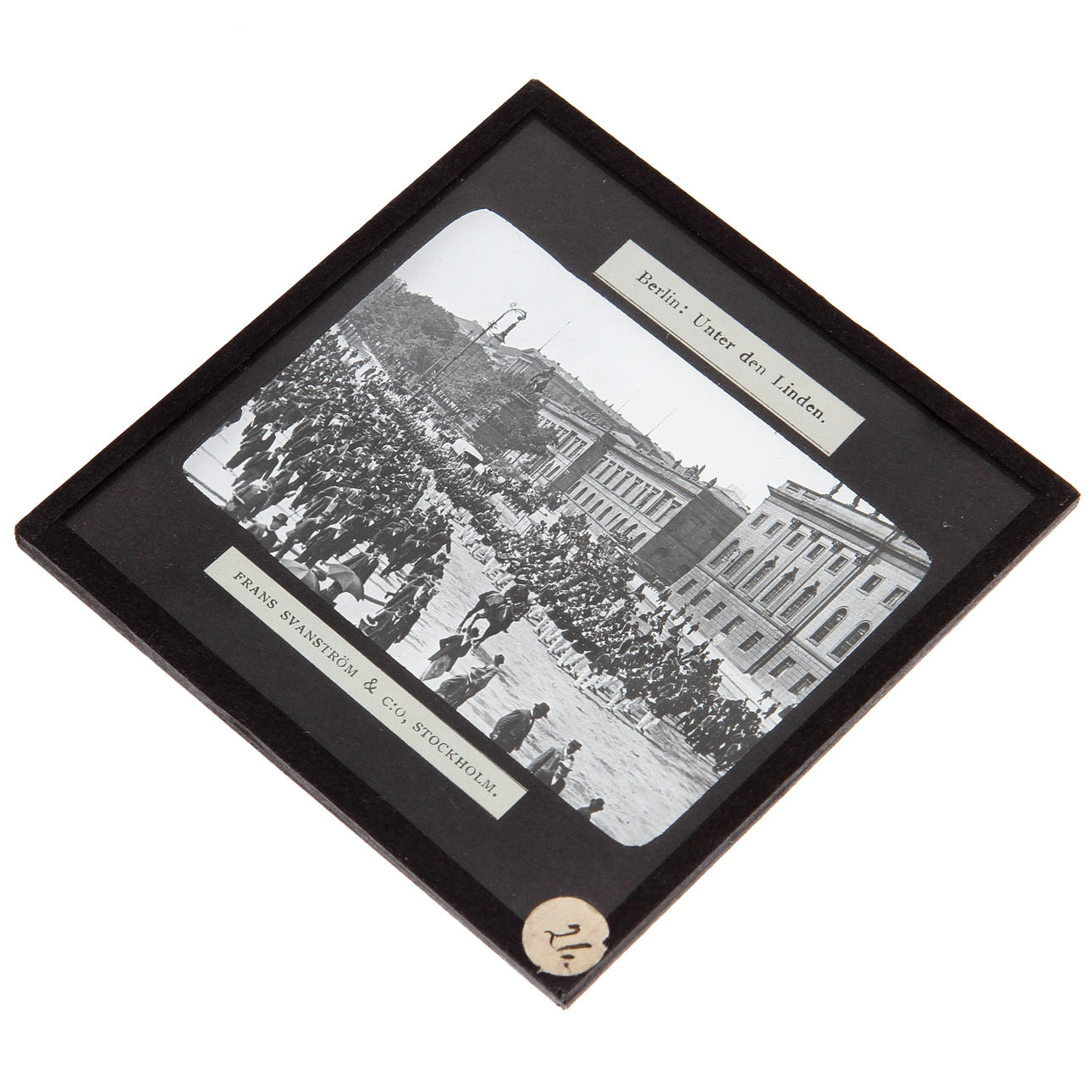 GLASNEGATIV, 49 st, Fran Svanström & Co, Stockholm, 1900-talets mitt.