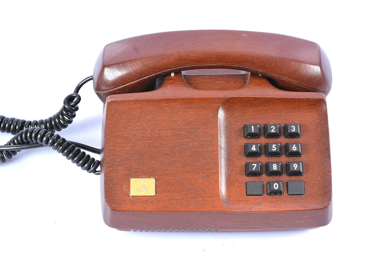 TELEFON, mahogny, Teli, Televerket.