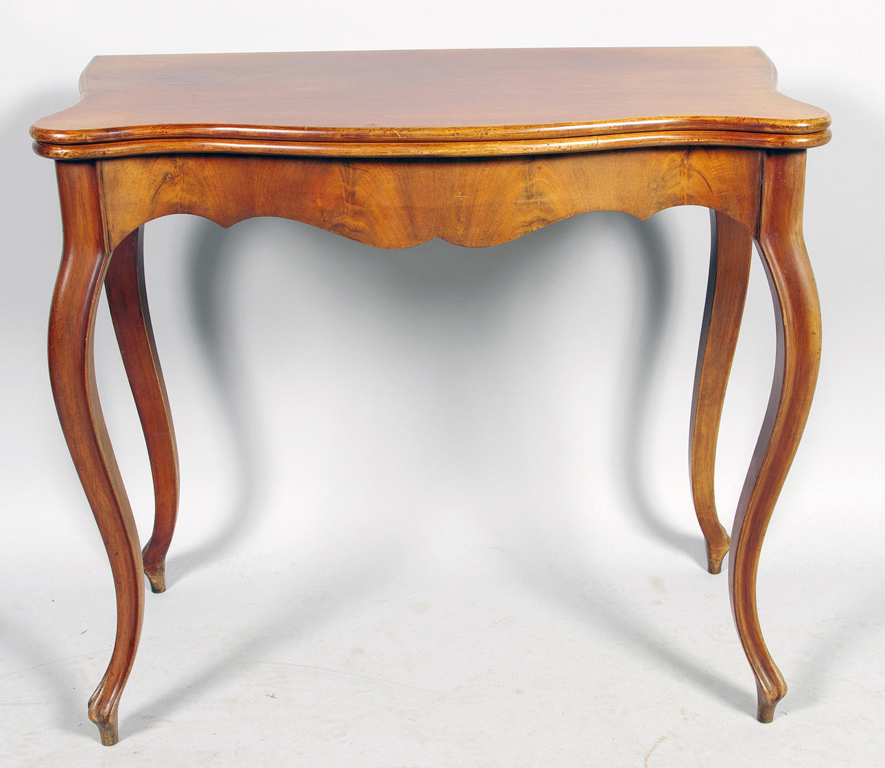 SPELBORD, mahogny, rokokostil, 1800/1900-tal.