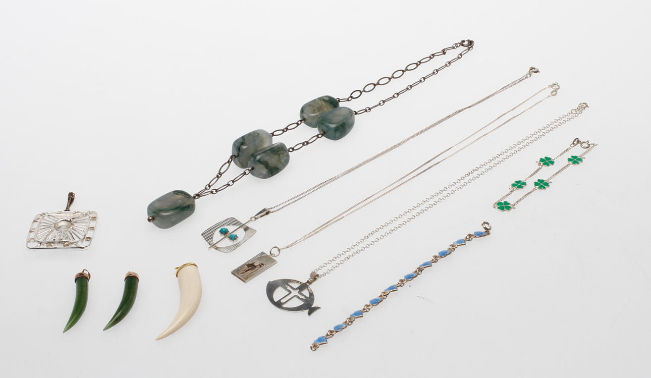 SMYCKEN, silver, 13 delar, bl.a. Kupittaan Kulta, Finland.