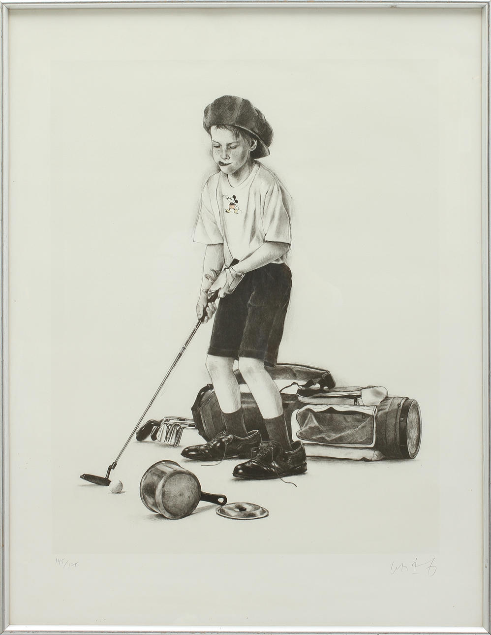 LASSE ÅBERG. Litografi, signerad och numrerad 1457175.