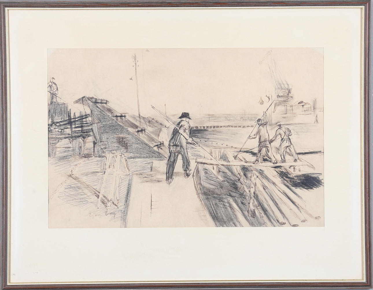 BJÖRN BERG. blandteknik, signerad.