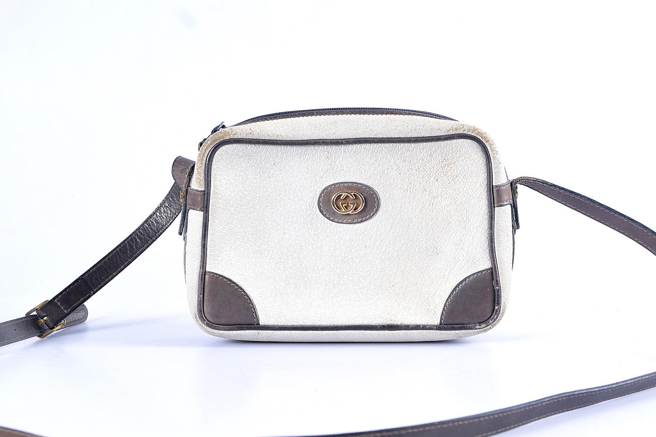 HANDVÄSKA, läder, Gucci.