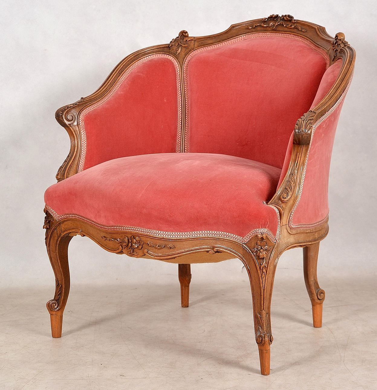 SESSEL, Rokoko-Stil, 20. Jahrhundert.