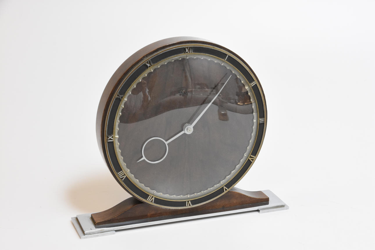 TABLE CLOCK Kienzle Art Deco 1930s.