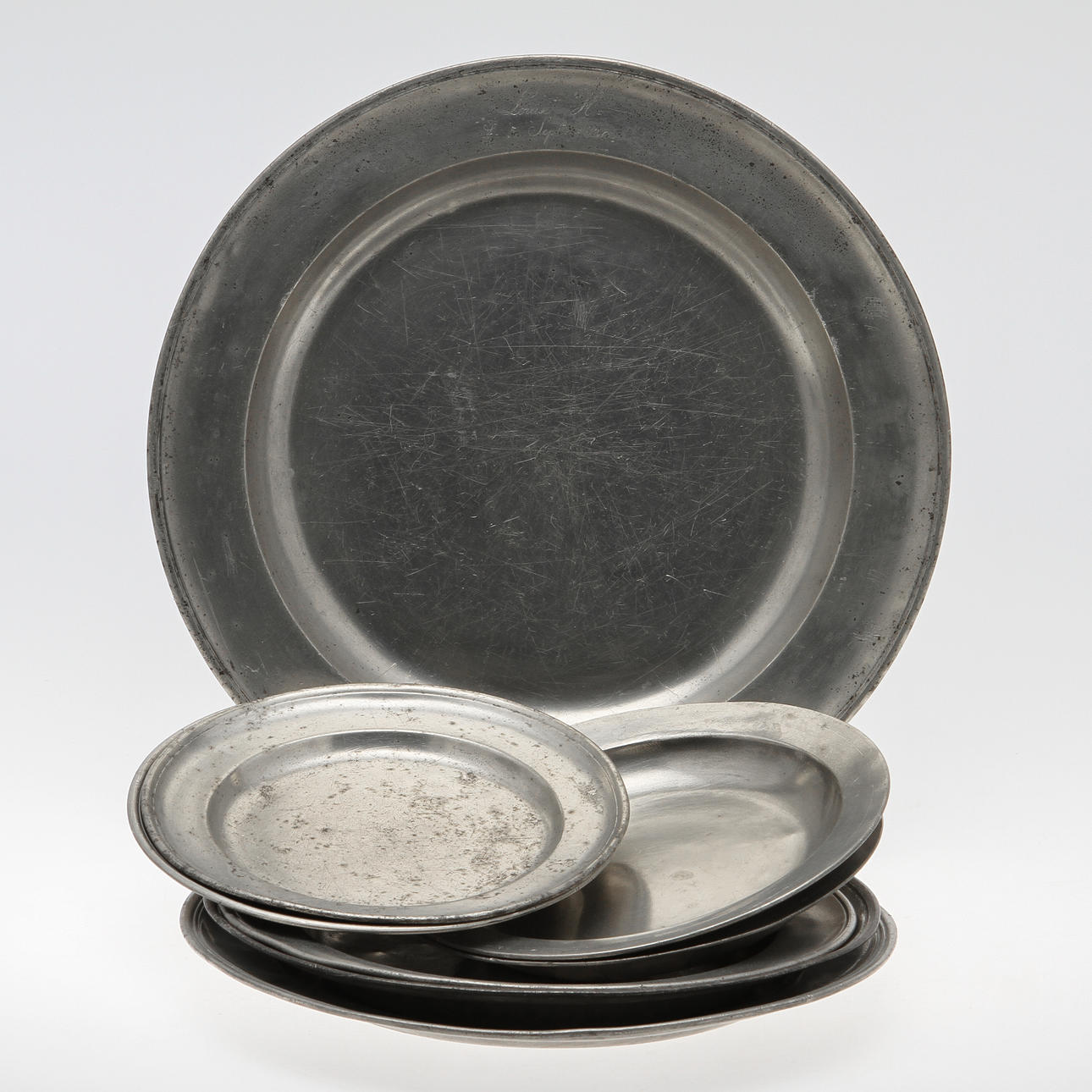 PARTI TENN, 9 delar, 1800-tal.