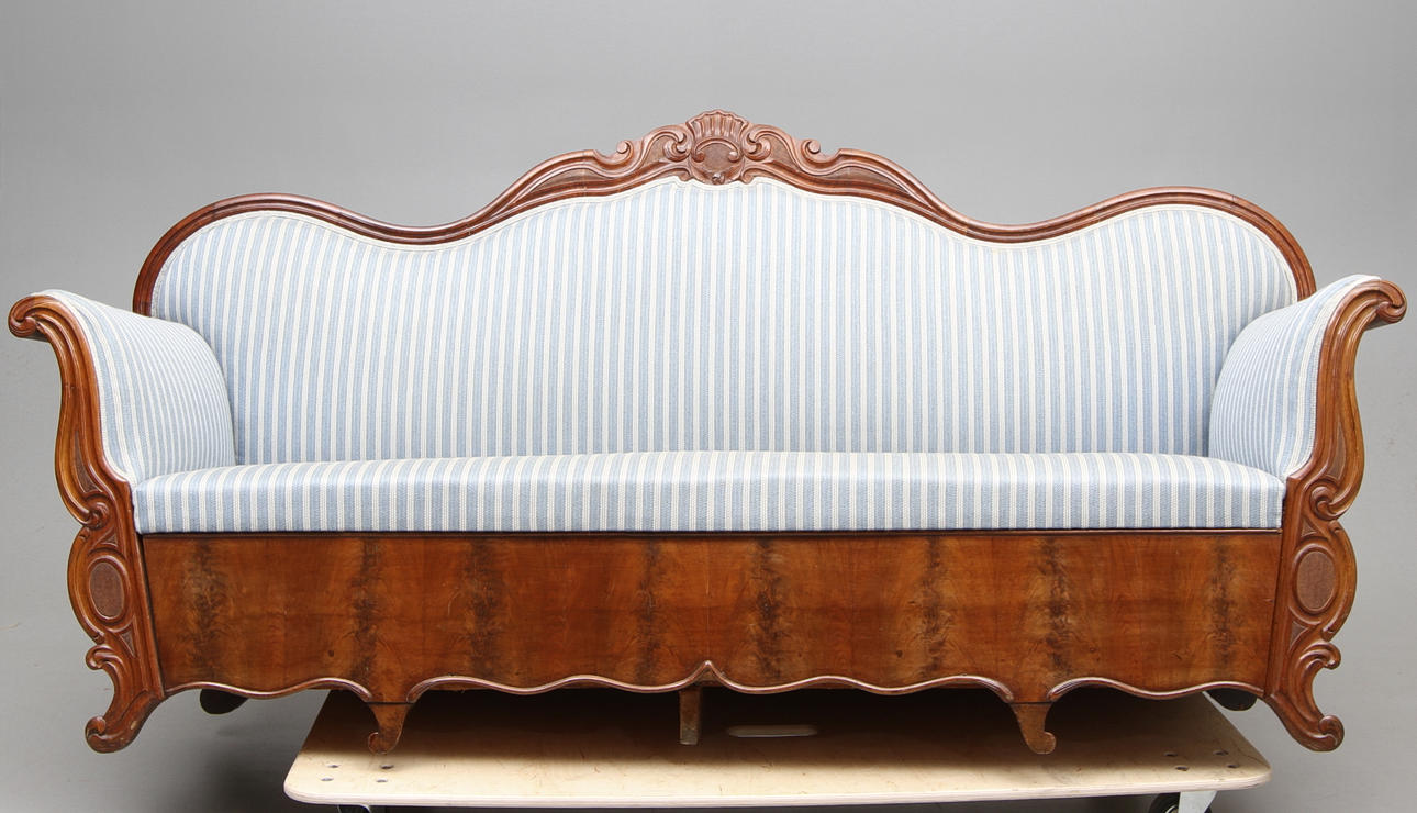 SOFFA, nyrokoko, 1800-talets andra hälft.