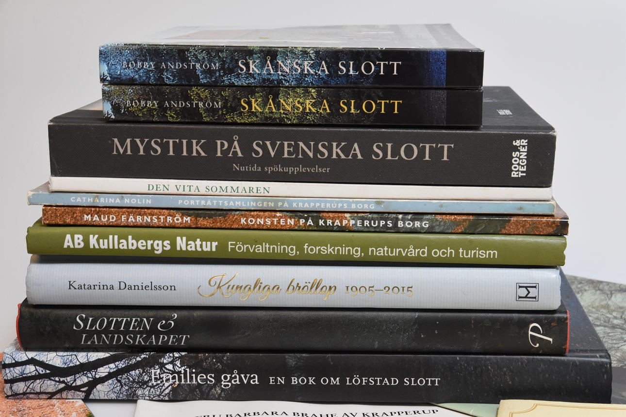 BÖCKER, 14 st Slott och kulturmiljöer.