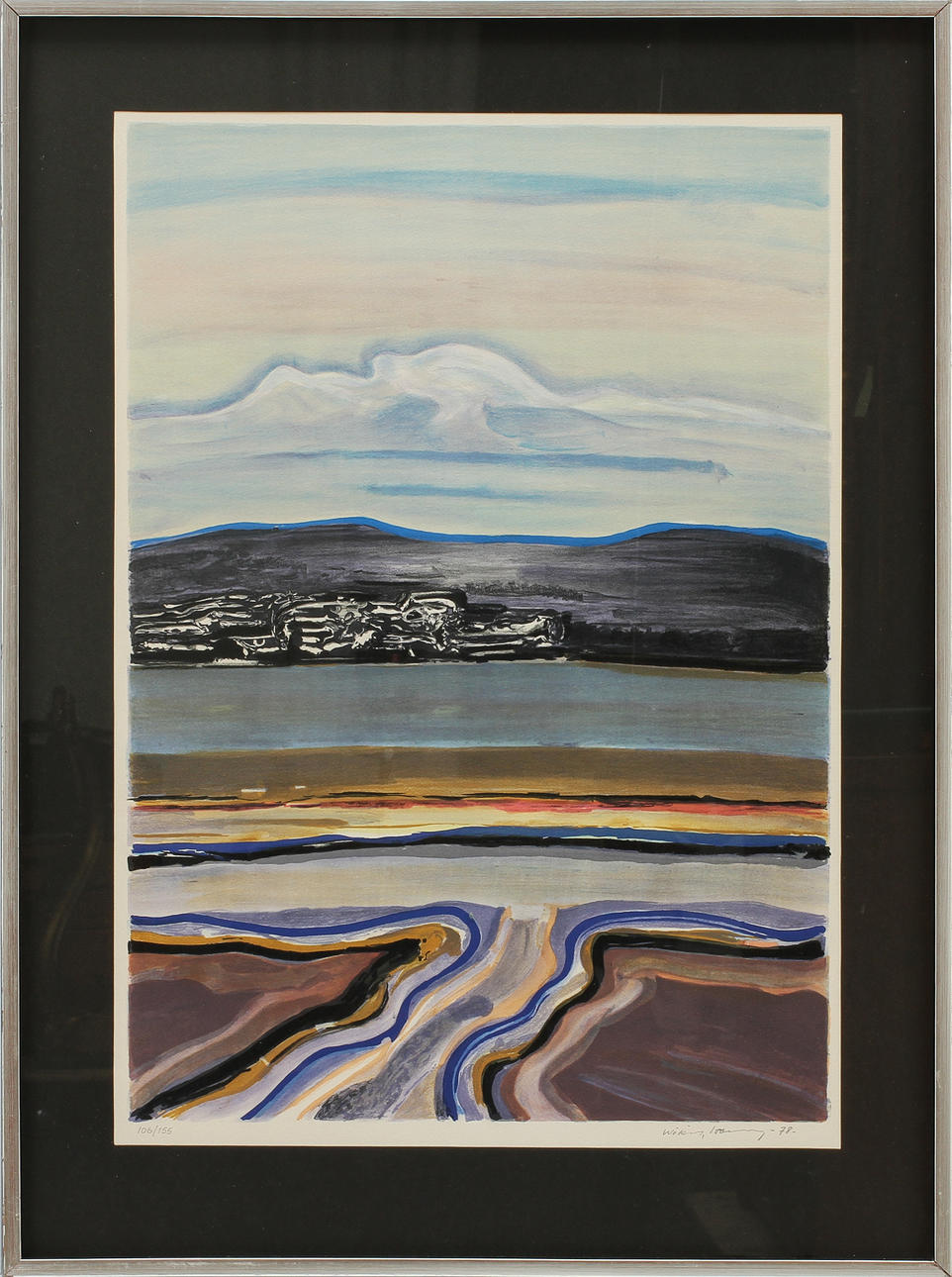 WIKING SVENSSON. Färglitografi, signerad och numrerad 106/155.