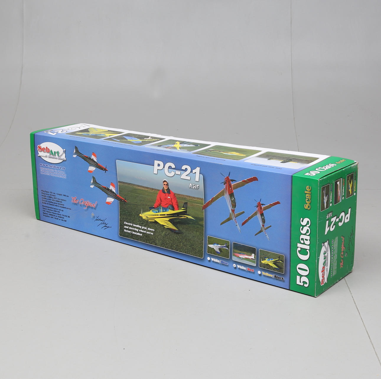 Pilatus PC-21 50E ARF, Red/White, SebArt.