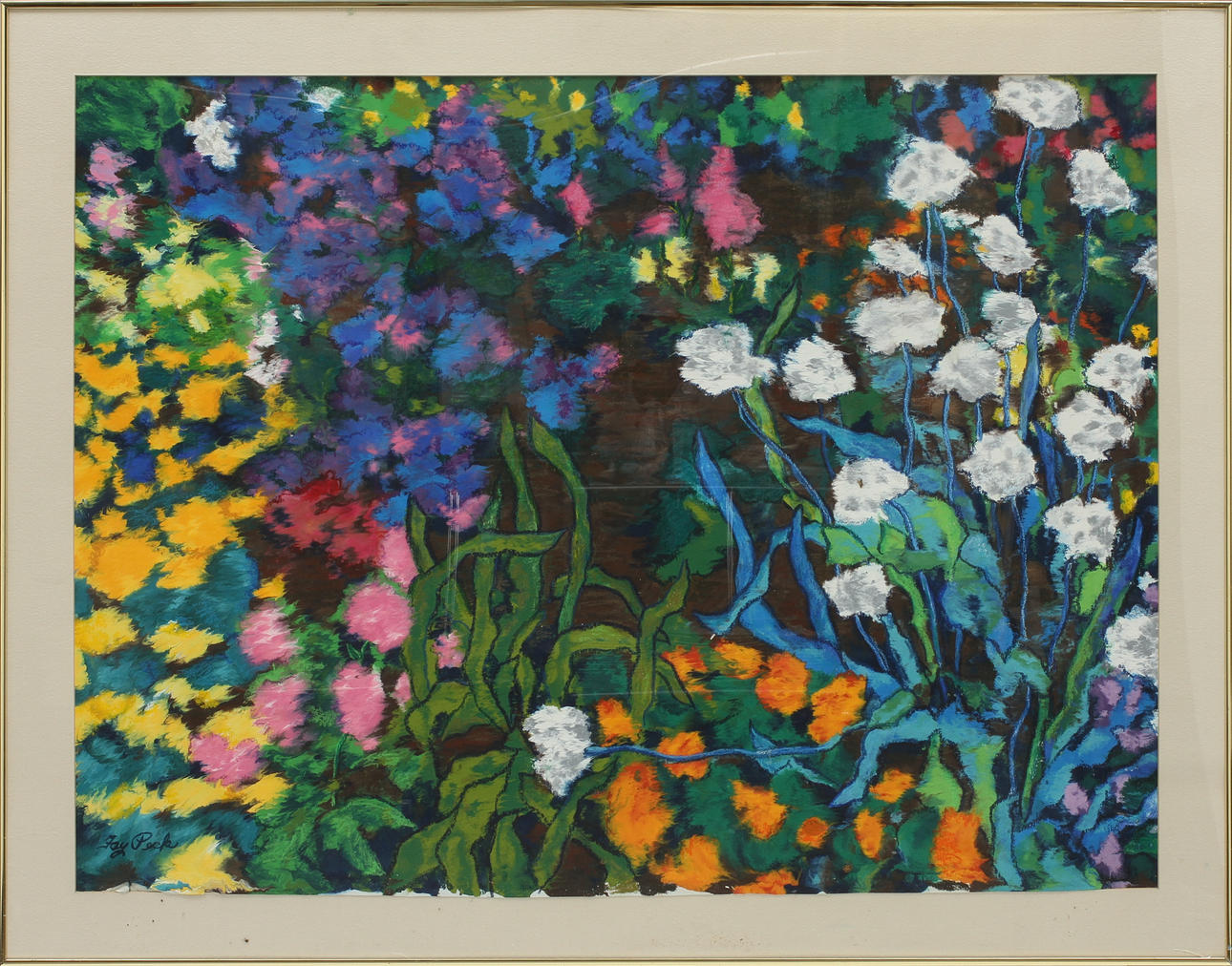 FAY PECK. Blandteknik, signerad.