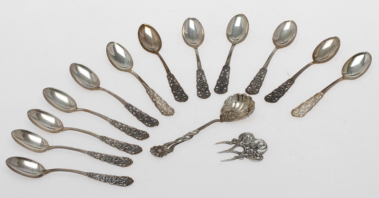 PARTI SILVER, Tot vikt 139 gram.