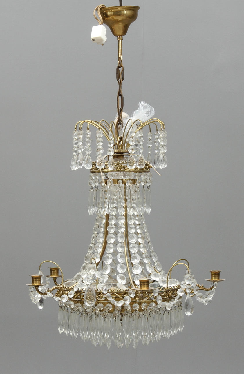 LJUSKRONA, för 5 ljus, empirestil, 1900-tal.