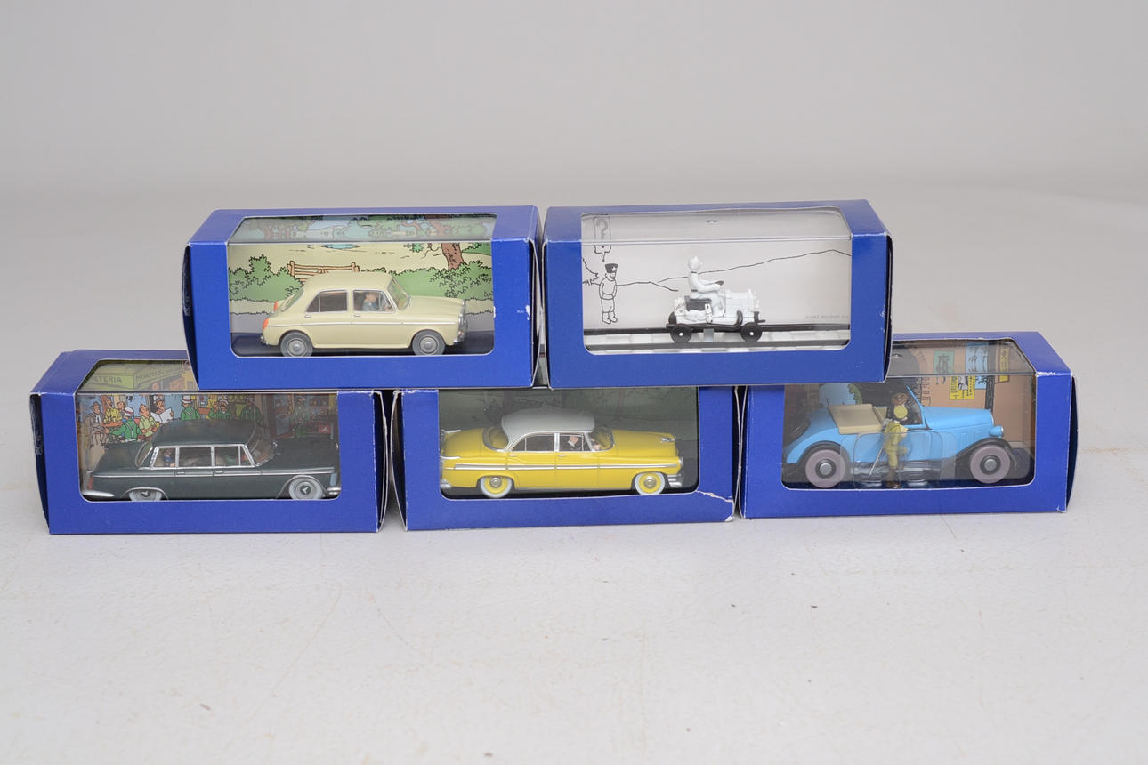 TINTIN, modelbiler.