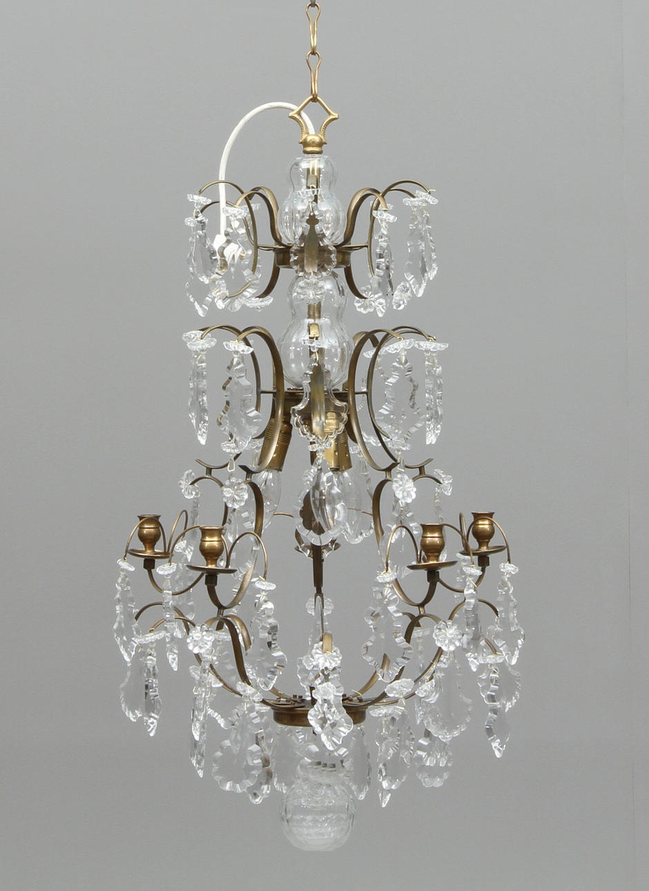 LJUSKRONA, för 5 ljus, rokokostil, 19/2000-tal.