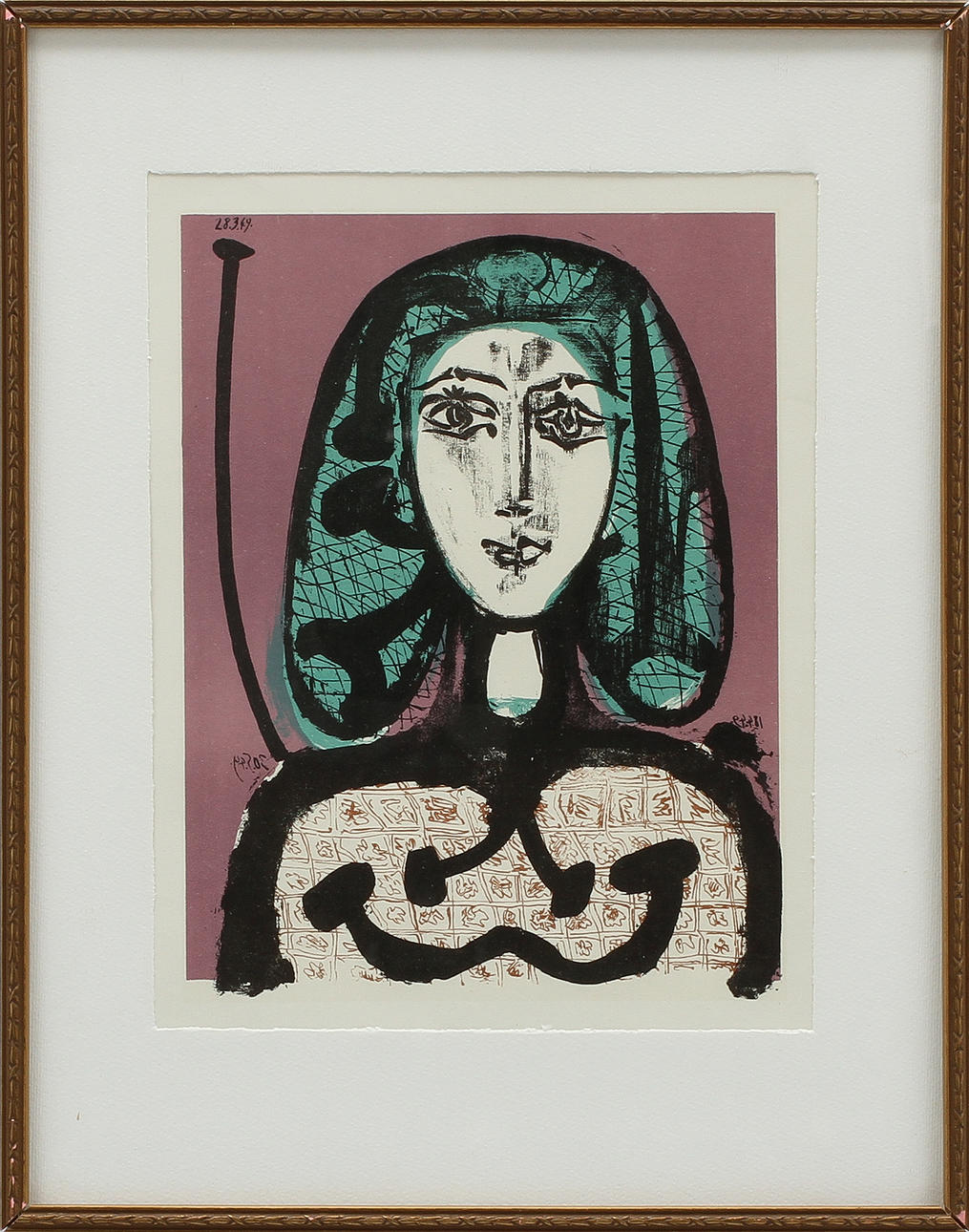 PABLO PICASSO. EFTER. Affisch.