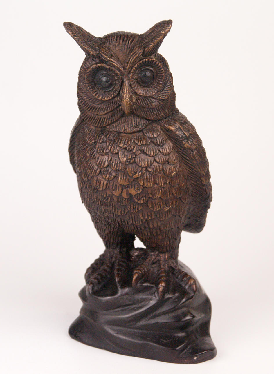 FIGUR, BRONS, brun patina.