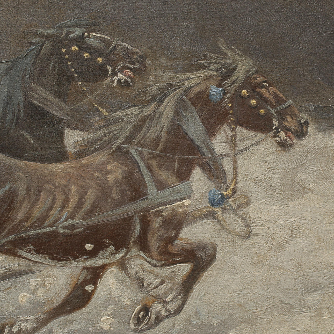 ADOLF BAUMGARTNER-STOILOFF ADOLF (1850-1924). Russian sleigh driver ...