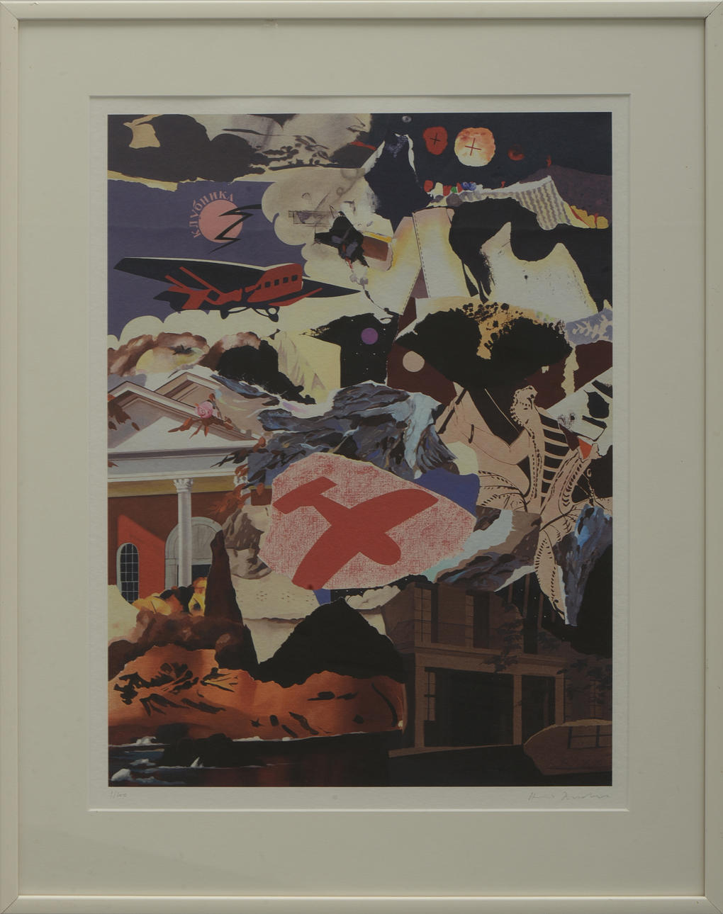 HOWARD BROOKES. Grafiskt blad, signerad och numrerad 1/100.