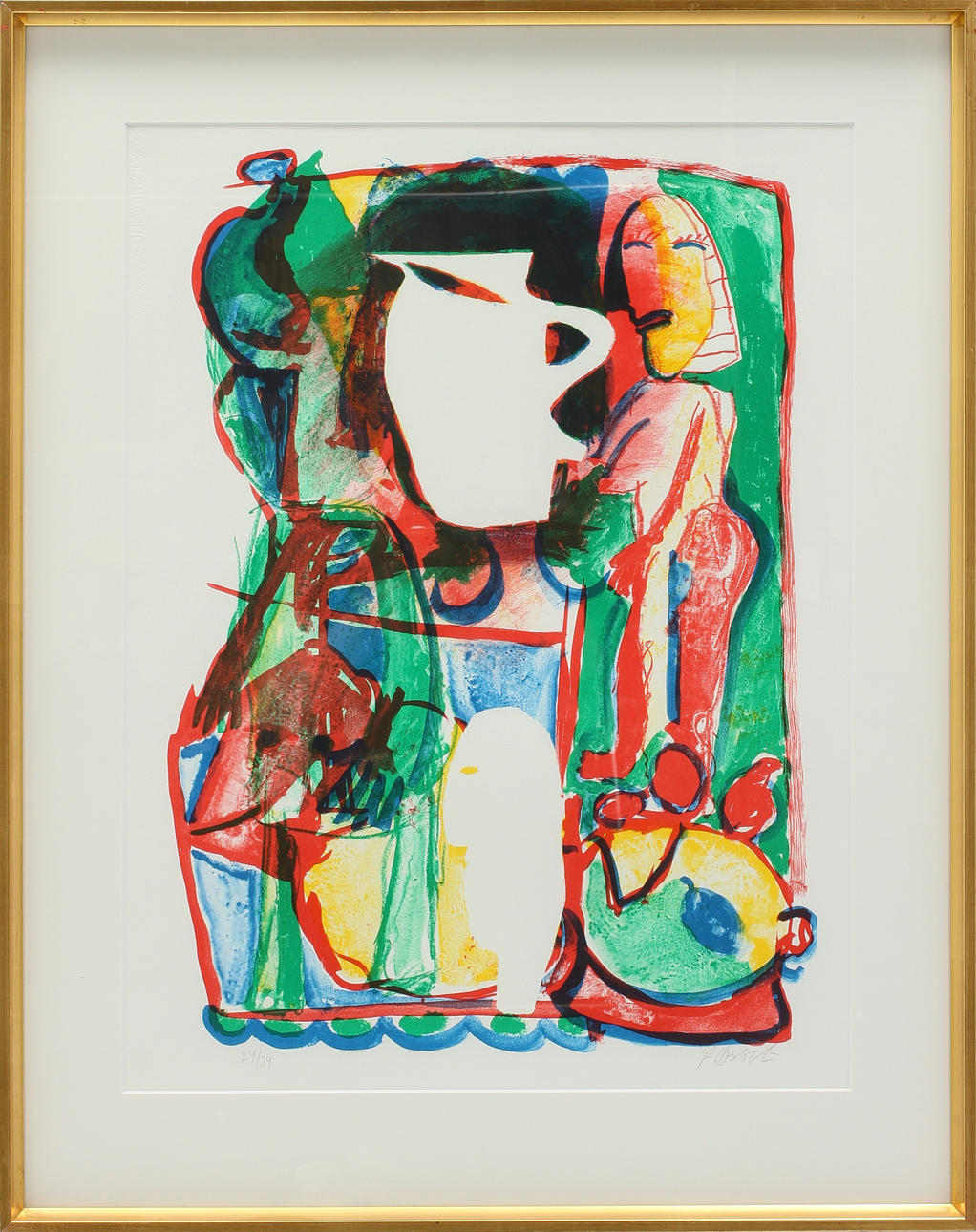 JOHNNY FORSSTRÖM. Färglitografi, signerad och numrerad 24/34.