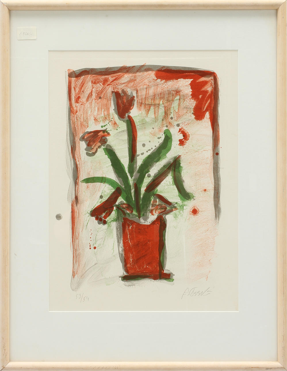 JOHNNY FORSSTRÖM. Färglitografi, signerad och numrerad 53/54.