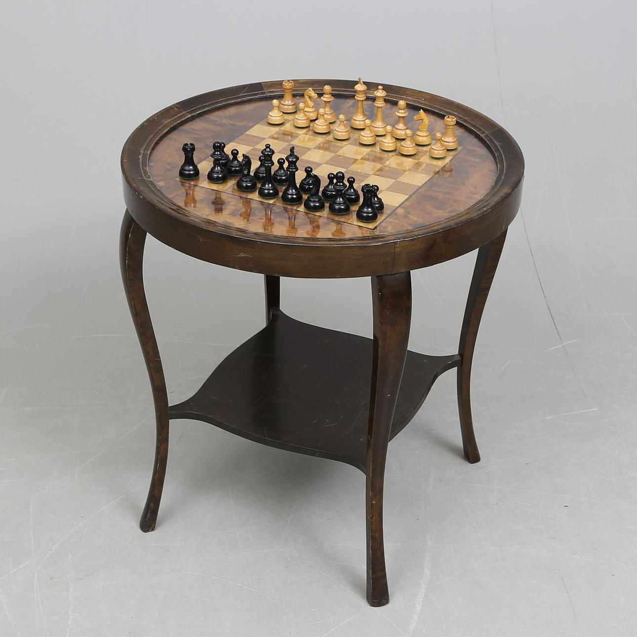 SCHACKBORD med PJÄSER, 1940/50-tal.