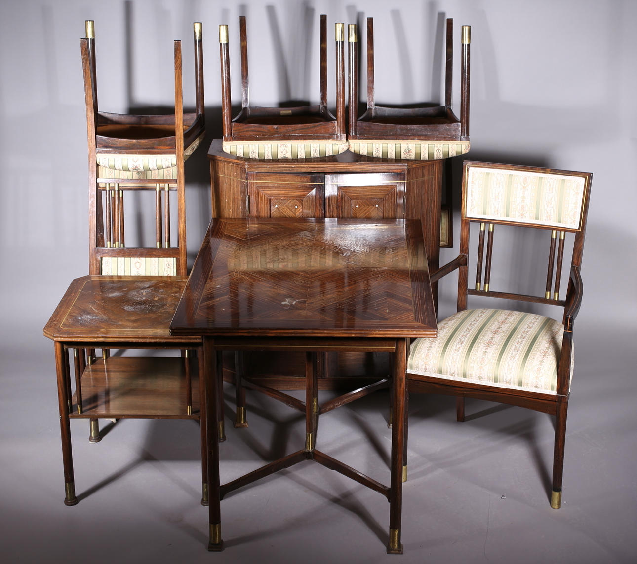 SEATING GROUP, Wulbrand around 1910.